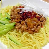 焼きそば麺を使って簡単ジャージャー麺